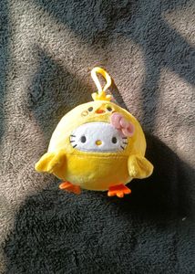 Hello Kitty Chick Plush Keychain
