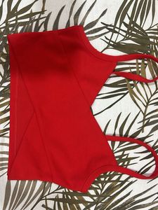 Red Crop Top