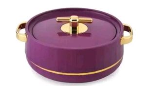 Vintage Purple &amp; Gold Vanity Box