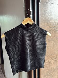 Black Crop Top