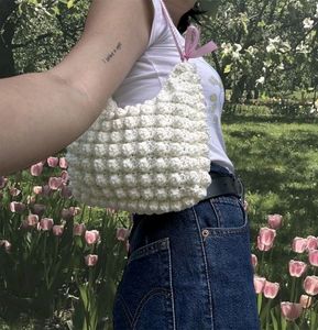 Crochet Popcorn Beg