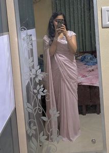 Pastel Pink Saree
