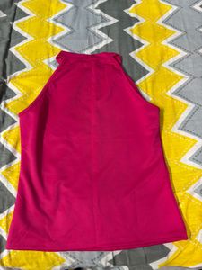 Pink Halter Top