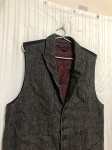 John Varvatos U.S.A Black Waistcoat