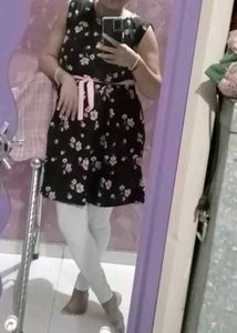 Floral A-line Dress