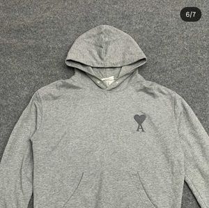 Gray AMI Paris Hoodie