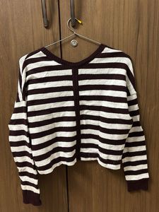 Striped Knit Sweater