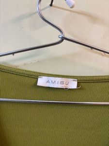 Green Long Sleeve Top