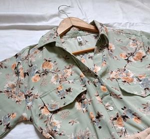 Unused Pastel Green Shirt