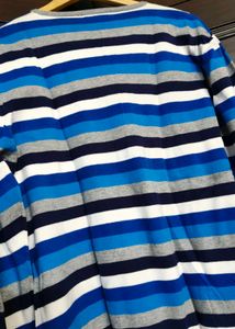 Baleno Men Striped Cotton Knit Sweater