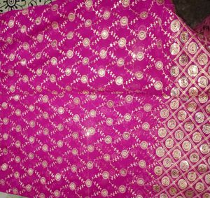 New Bridal Soft Georgette Pink Saree