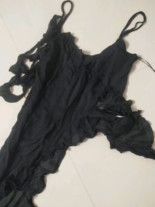 Zara Black Sheer Dress