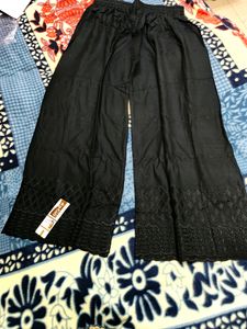 Best Quality Rayon Embroidery Palazzo Free Size