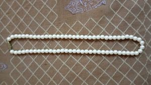 White Beaded Necklace