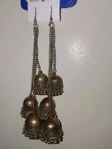 Boho Jhumka Earrings