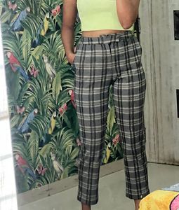 Checkered Casual Pants Combo