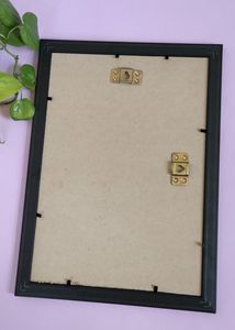 Black Zodiac Photoframe With Name and A Handwritten Note
