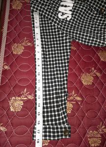 Black &amp; White SANFCO Checks Jacket