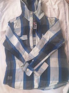 Blue Hoodie | Size L