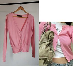 Pink Knit Cardigan