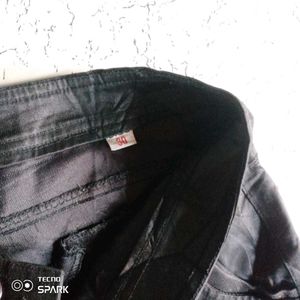 Black Embellished Women's Shorts