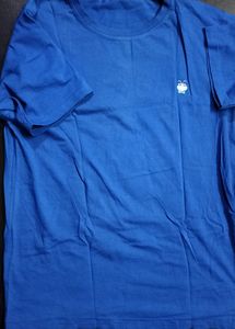 Blue Colour Round Neck Tshirt