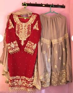 Elegant Red Kurta Set