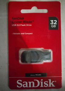 SanDisk 32GB 💾 Cruzer Blade USB 2.0 ✨