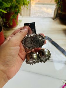 Beach Wear Earrings And Light Weight Jhumka combo