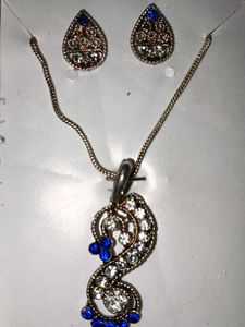 Jeweled Necklace &amp; Earring Set