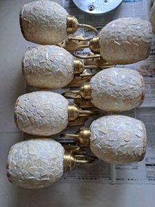 Vintage Ceiling Light Fixture Set