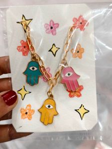 Evil Eye Hamsa Chain Necklace