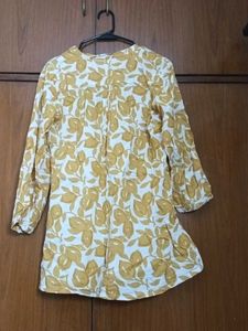Floral Print Tunic Top