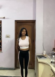 Stylish Black Leggings with Stripe Detail