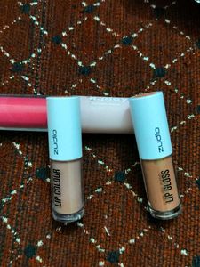 My Glamm K.play And Zudio Gloss  Lipstick