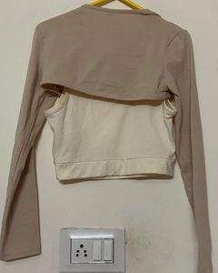 New H&amp;m Two Part Crop Top