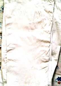 women&#39;s white cotton pant