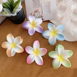Tropical Flower Hair Claw Clips