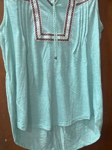 Embroidered Tank Top