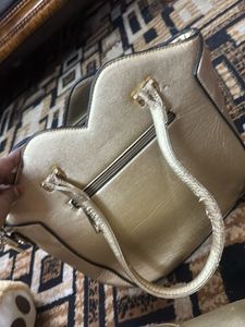 Vintage Gold Embellished Handbag