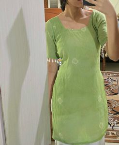 Green Short Kurti