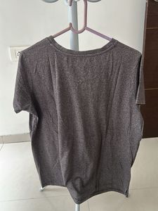 Gray V-Neck Tee