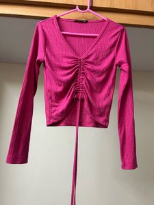 Zudio Pink Long Sleeve Top