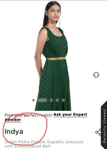Ethnic Jumpsuit By Indya