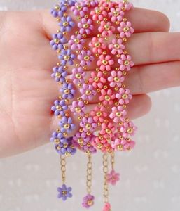 Flower Beaded Bracelet