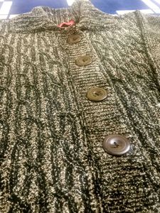 Cozy Knitted Button-Down Cardigan