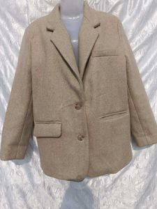 Korea Beige Oversized Blazer 🤍☃️