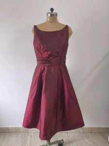 Maroon Cocktail Dress
