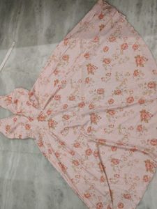 Halter Neck Floral Maxi Dress