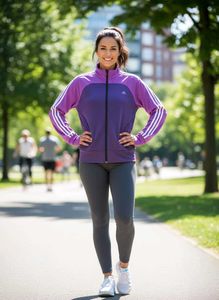 Adidas Purple Track Jacket